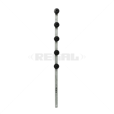 Nemtek Fence Pole – 5Line Flat Bar Galvanised BB