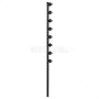 Nemtek Fence Pole-8L SQT Juras Galv P/Coat Straight B/B