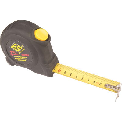Tape Measure – MTS 7.5mx25mm Soft Grip Autolock