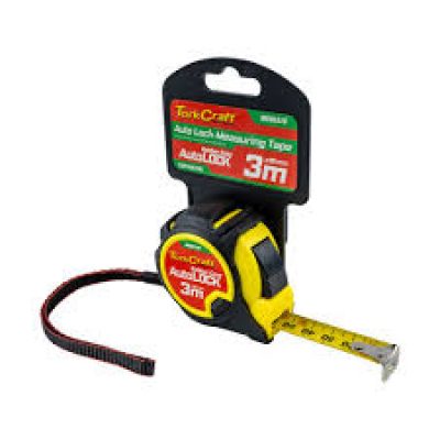 Measuring Tape Autolock 3m x 16mm Rubber Casing TC