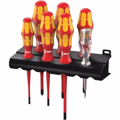 Screwdriver Set – 7 Piece Plus Tester