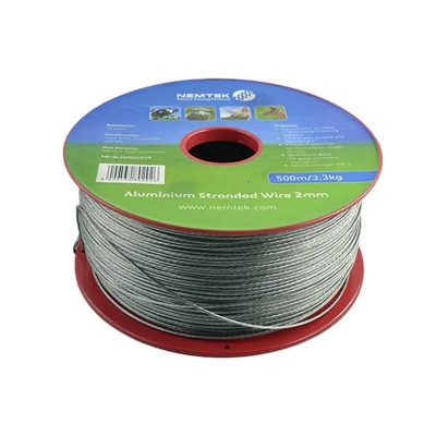 Wire – Aluminium Stranded 2.0mm 500m 4.2Kg