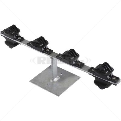 Fence Pole – 6Line Low Profile Galvanised